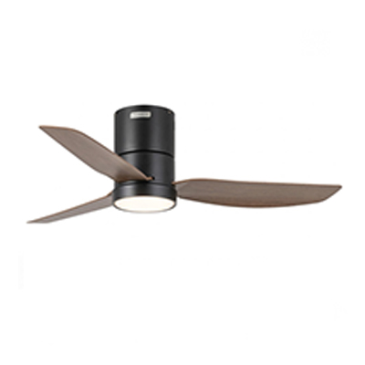 GLOXON 45" DC Ceiling Fan With LED Light 302005 CF3201 LR BLACK WOOD